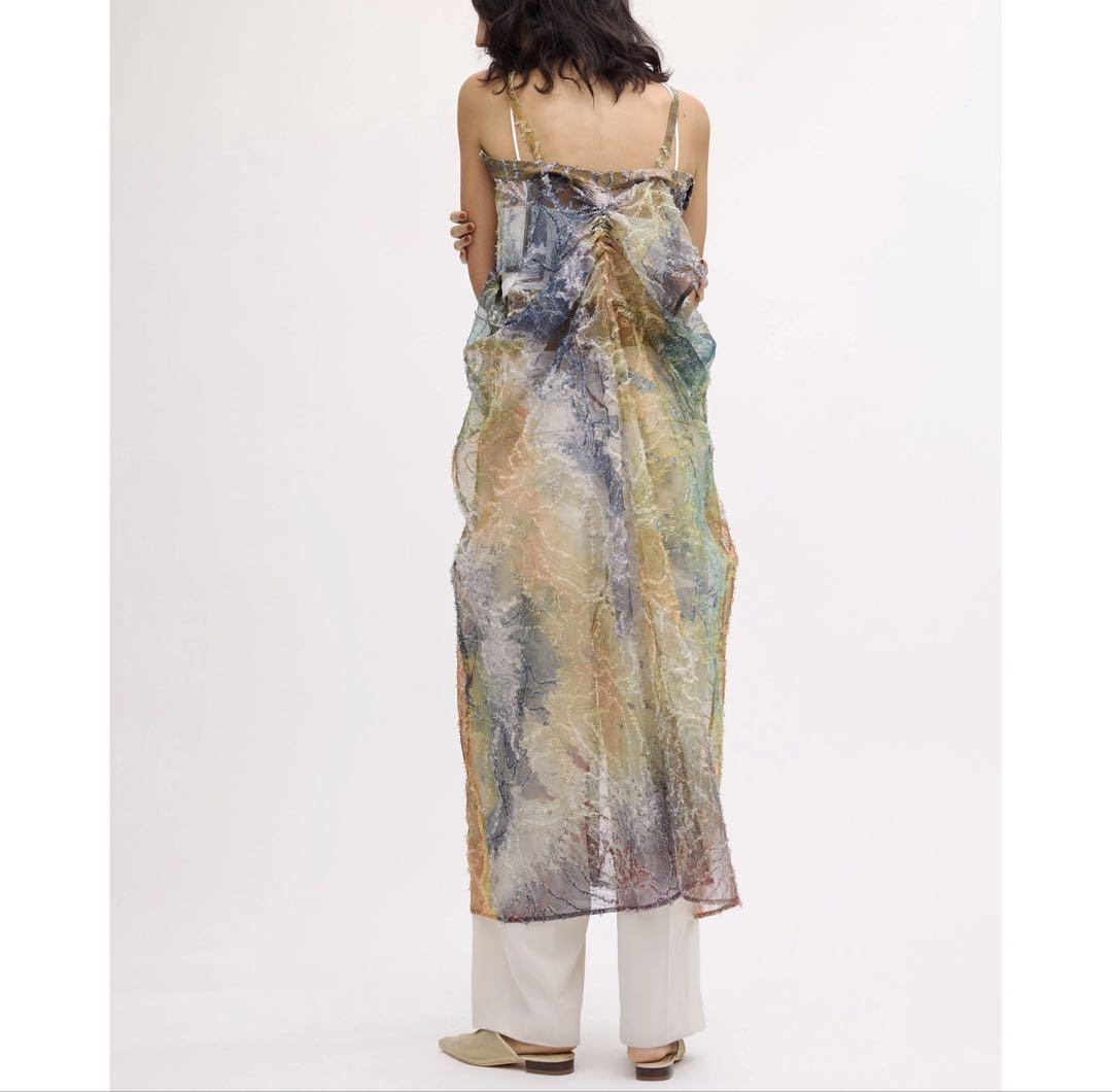 RIPPLE SHAGGY ART TRANSFORM DRESS