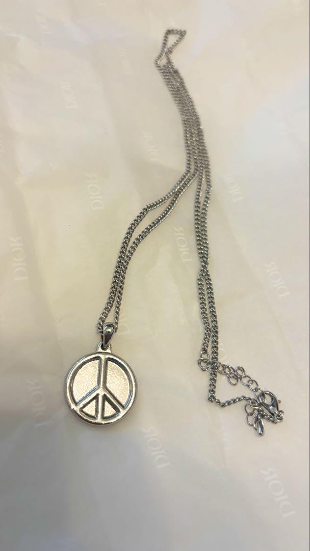 韓国Gdragon 平和のシンボル ネックレス シルバー　男女共用 12,580円