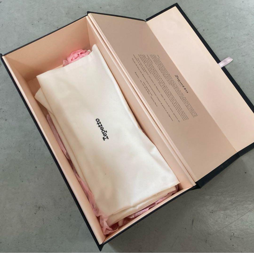 repetto 定価42, 山羊革バレーシューズ 38 レッド