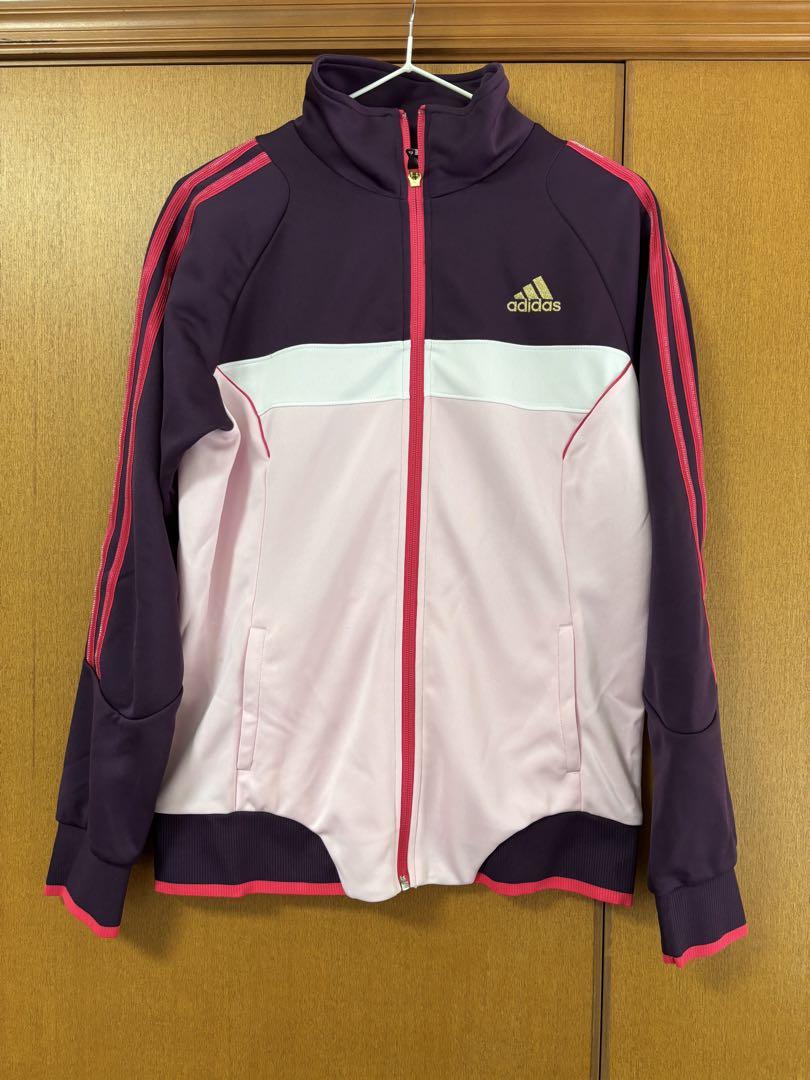 adidas クライマライト ジャージ L 紫/ピンク