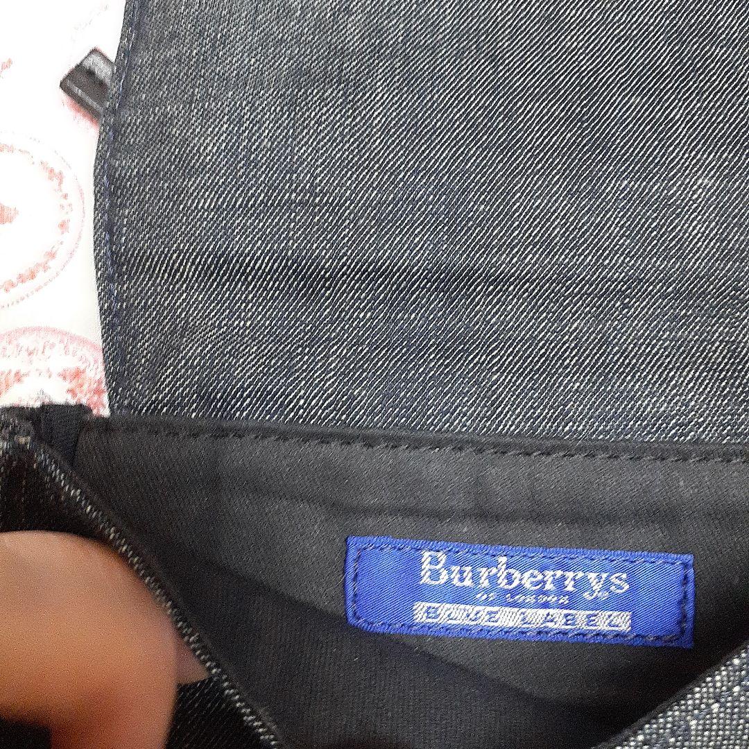 Burberryブルーレーベル　ウエストポーチバッグ　デニム地