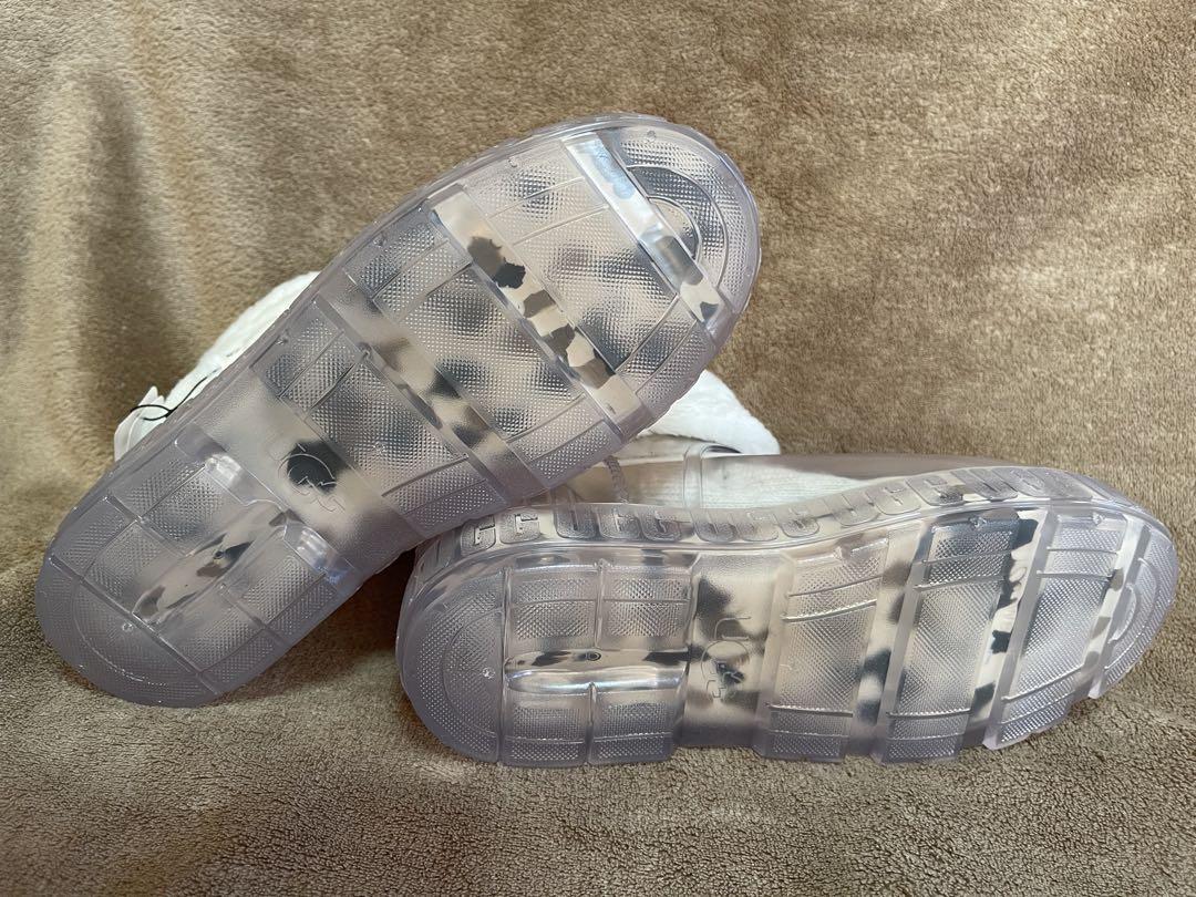 未使用】 UGG スケルトン 透明 ブーツ レインブーツ 25cm 靴下付き