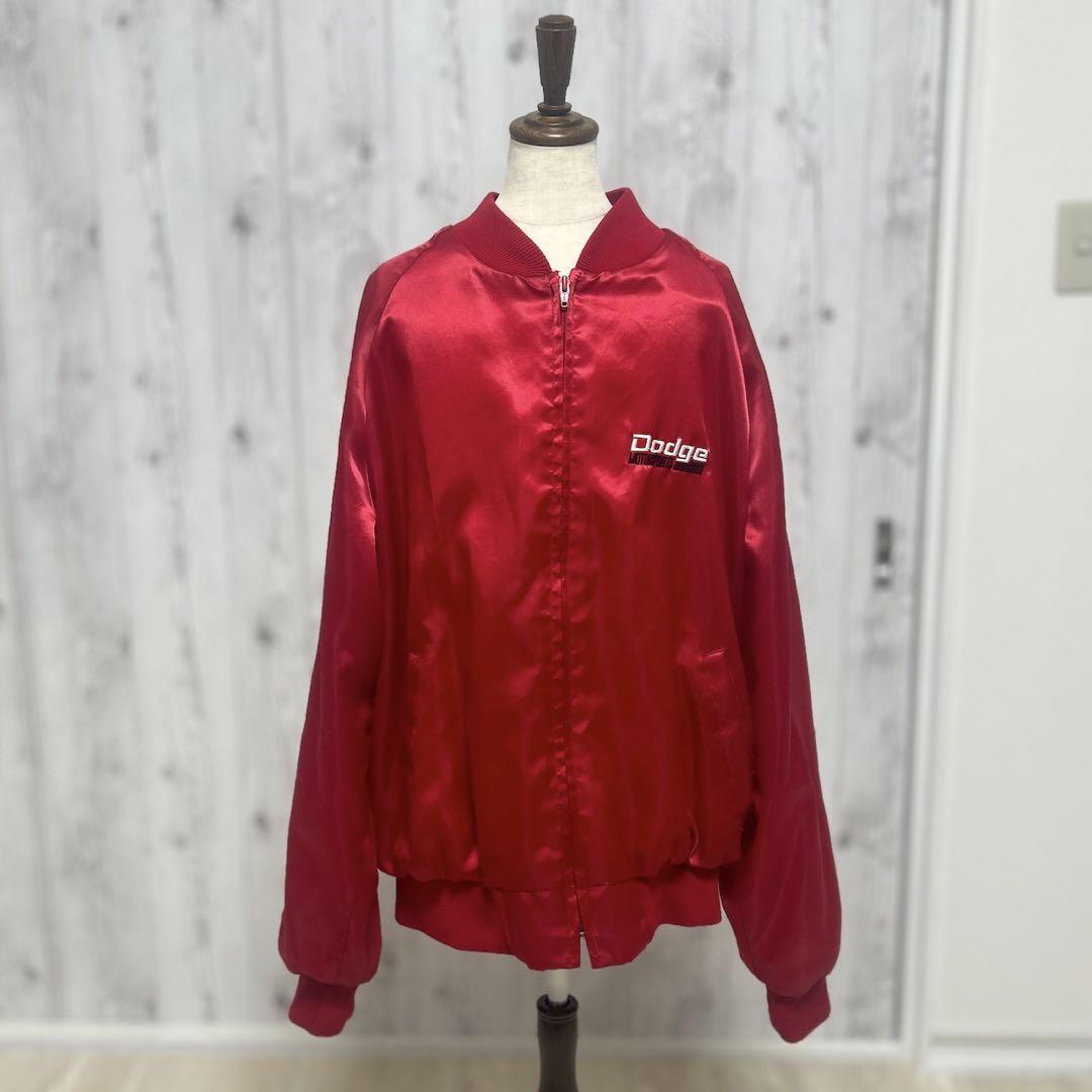 70'sDodge Motorsports/スタジャンmade in USA/L