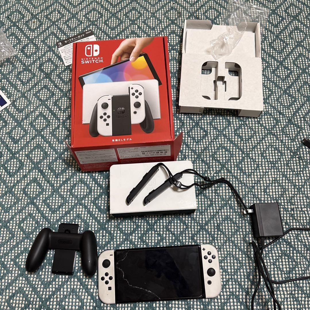 Nintendo Switch 本体 画面ひびあり