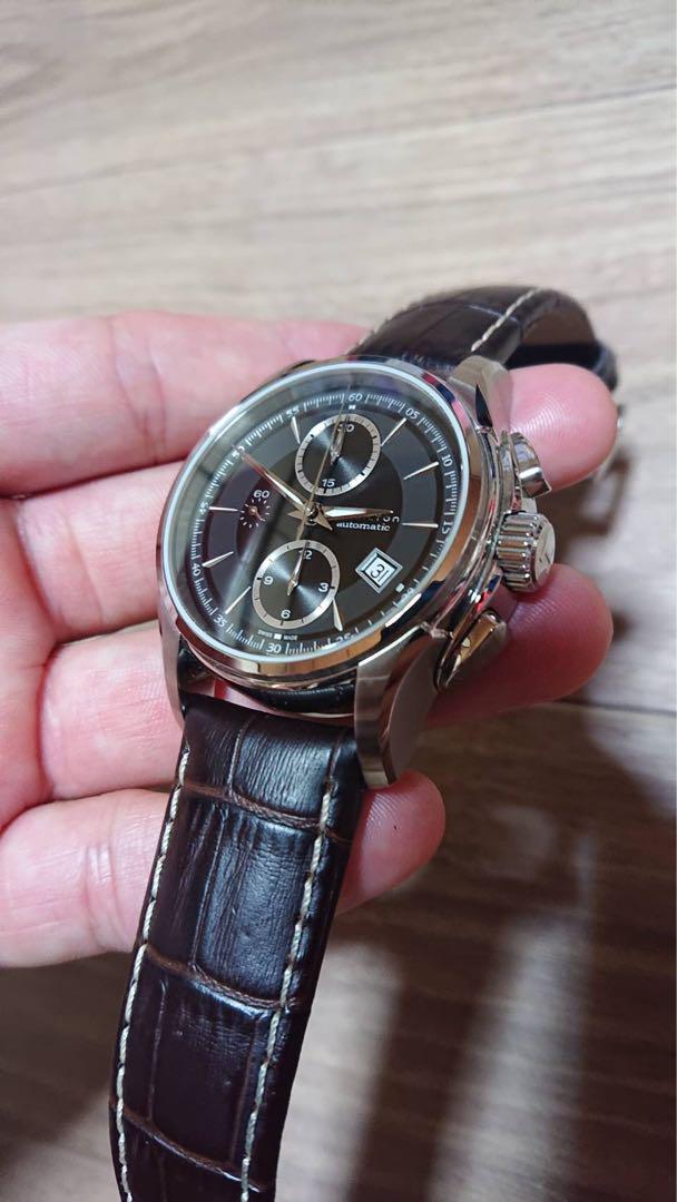 HAMILTON ジャズマスター AUTO CHRONO レザーベルト