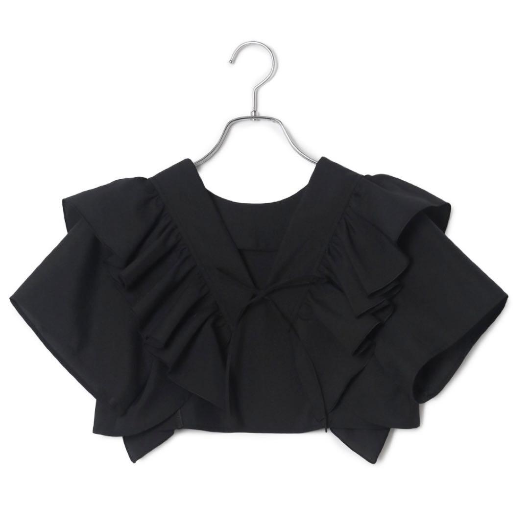 juma　美品　ADAM ET ROPE'　前後2way 　フリルボレロ ADAM ET ROPE' FEMME アダムエロペ 前後2WAY フリルボレロ