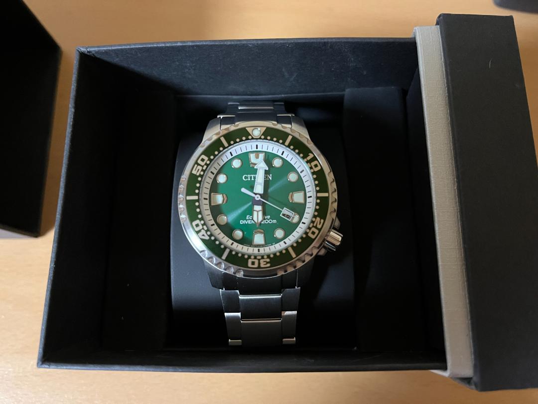 CITIZEN シチズン プロマスター グリーン 腕時計 中古品 美品