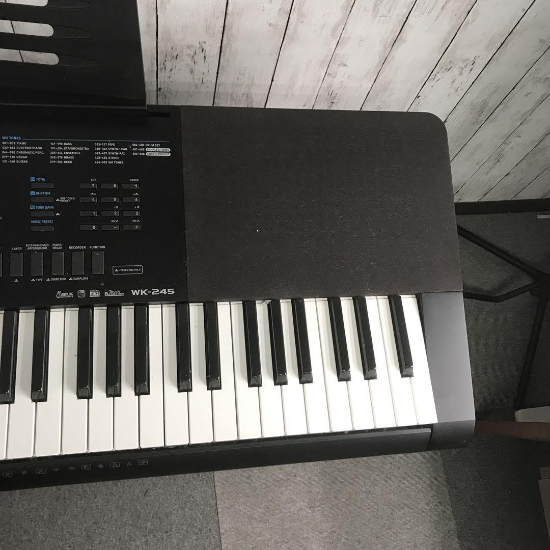 美品】CASIO 76鍵盤 電子キーボード WK-245 [ベーシック] D