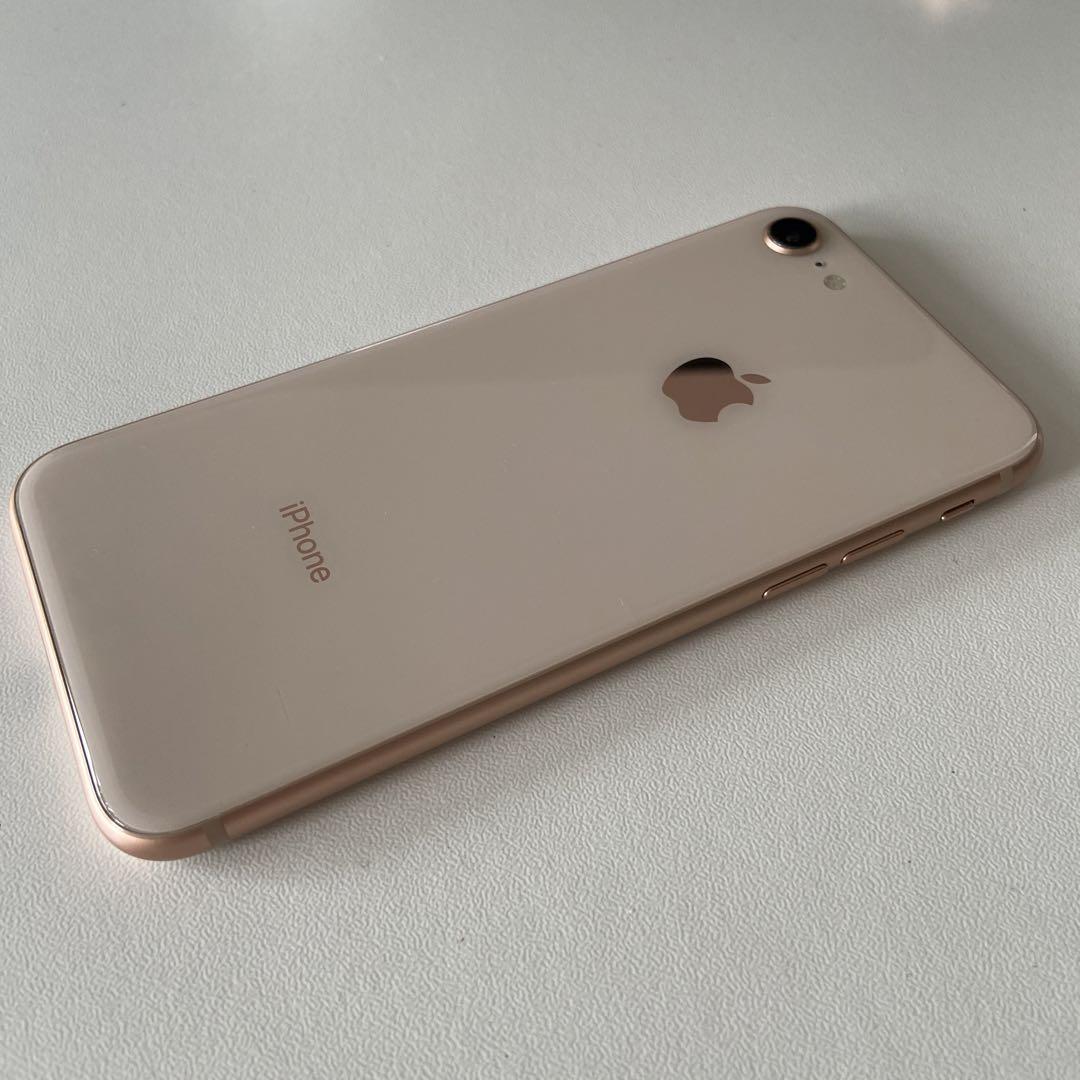 限定セールをすべて 美品】Apple 本体のみ ピンクゴールド 8 iPhone スマートフォン本体