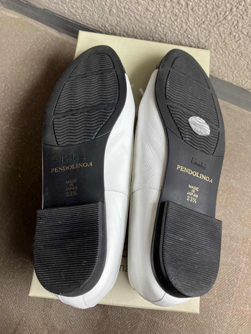 マイクラ 人気アイテム 極美品 t.inaba 23.5 バレエシューズ フラットパンプス イナバ バレエ