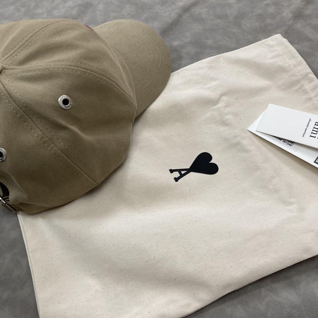 アミ エンブロイダリー キャップ カーキCAP