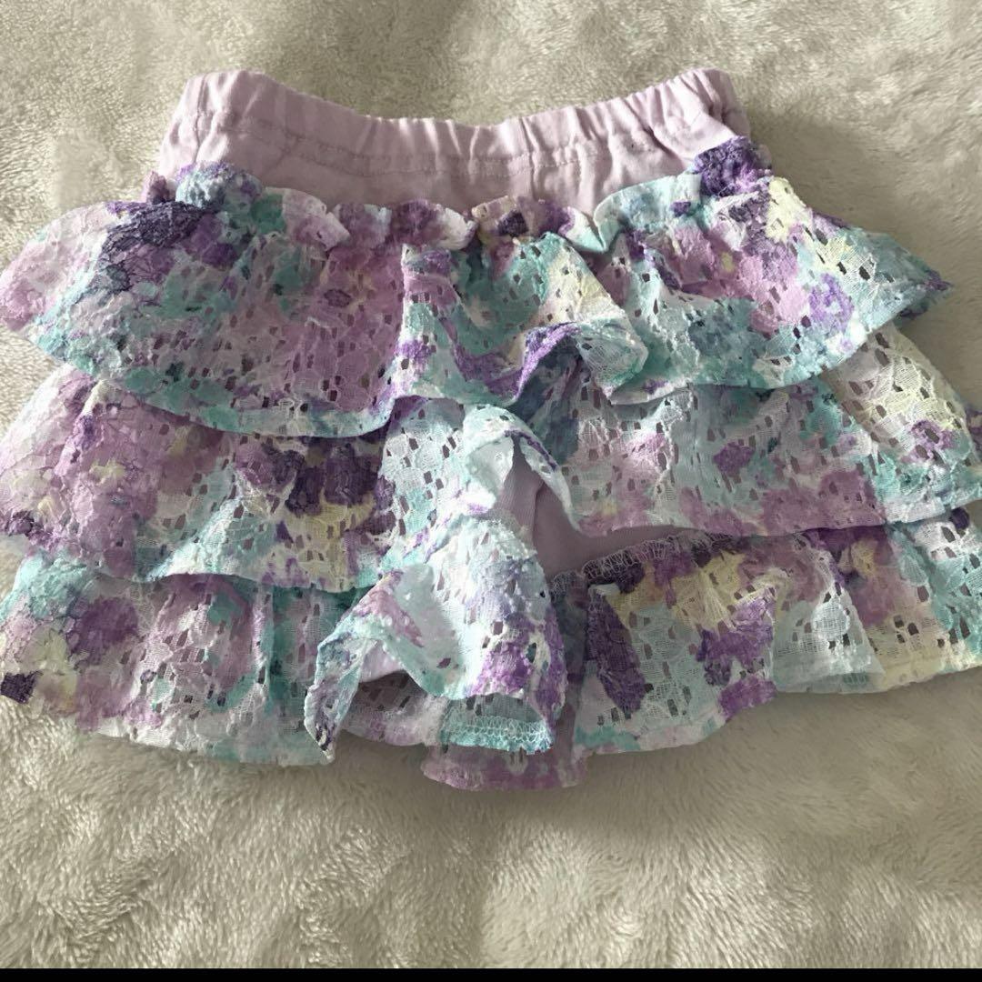 Sense of wonder ワンピース　セットアップ　花柄　80