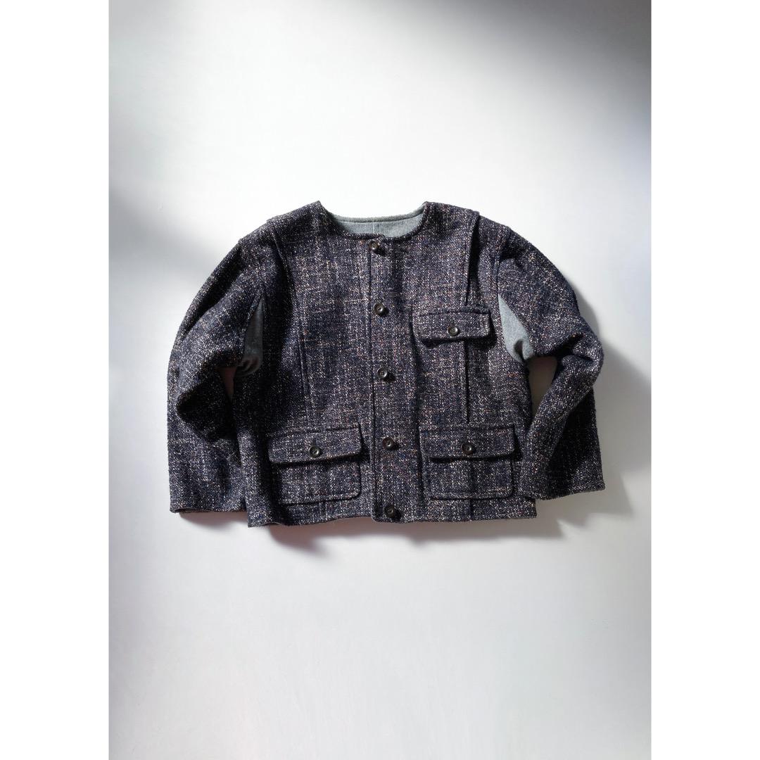 Used 80s ラブレア♡ 脇マチ Wフェイス ツイードジャケット