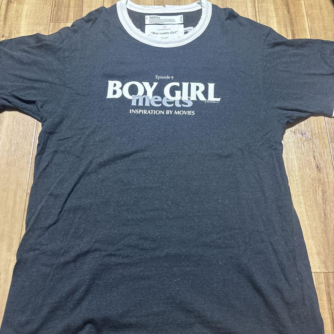 DAIRIKU 22ss Boy meets Girl ジャケット ブラック DAIRIKU 22ss BOY MEETS GIRL