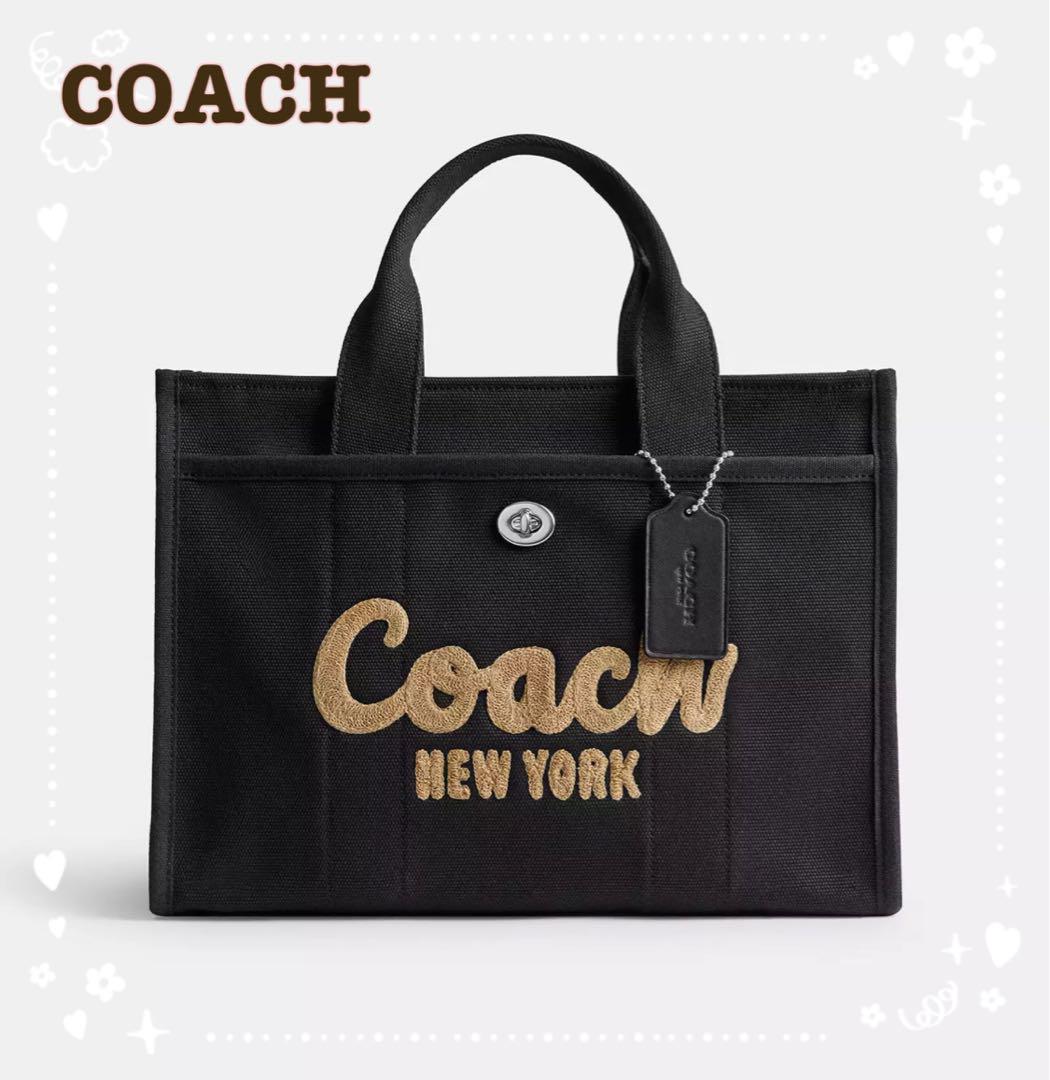 トートバッグ【大人気商品】COACH コーチ カーゴトート　レディース