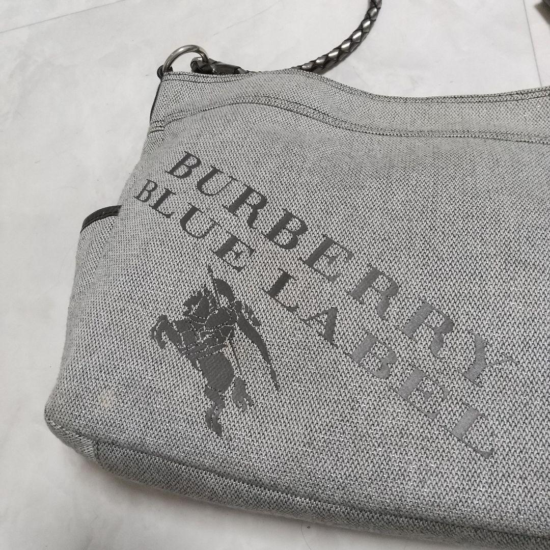 バーバリー ショルダーバッグ キャンバス 編み込み ロゴ バーバリー ショルダーバッグ キャンバス 編み込み ロゴ