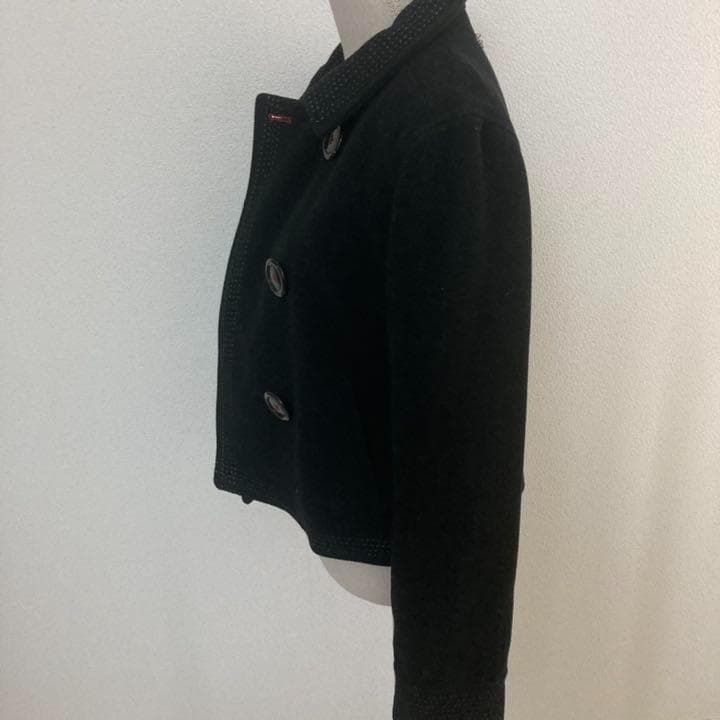 美品】 DKNY JEANS ダッフルコート Ⅼ ブラック ウール 高見え 大量