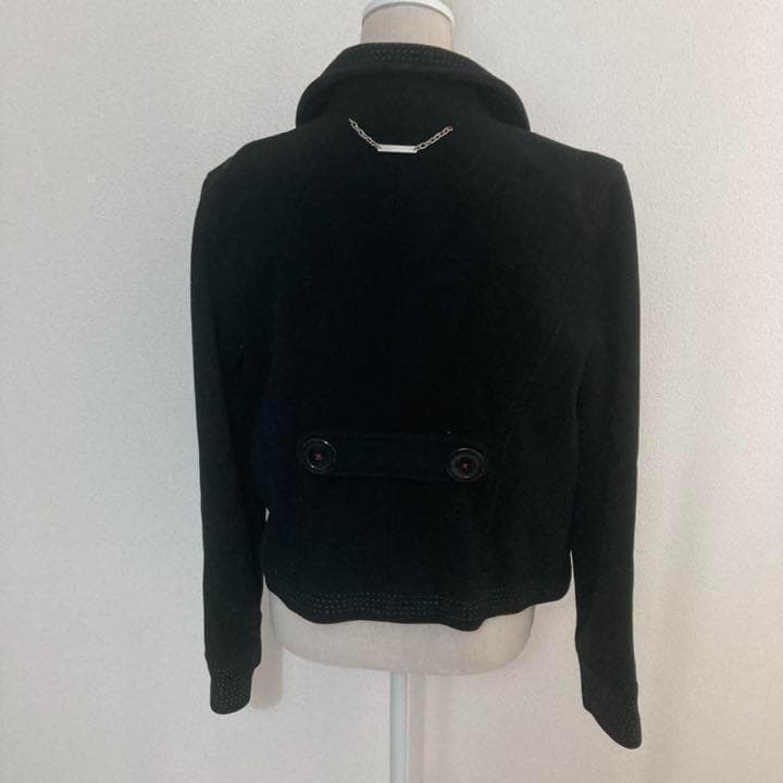 美品】 DKNY JEANS ダッフルコート Ⅼ ブラック ウール 高見え 人気の