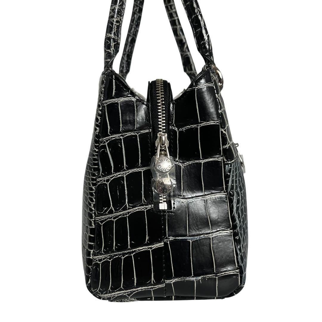 JRA認定 クロコダイル ハンドバッグ