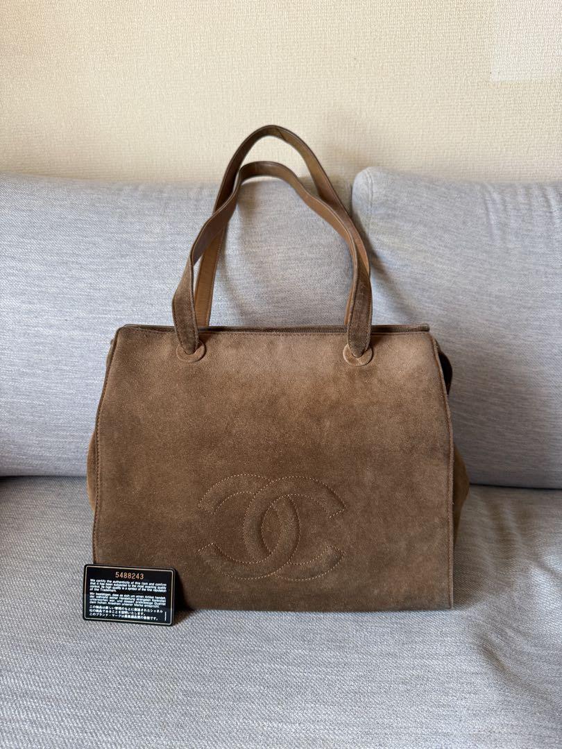 CHANEL シャネル ココマーク スエード ワンショルダー トート