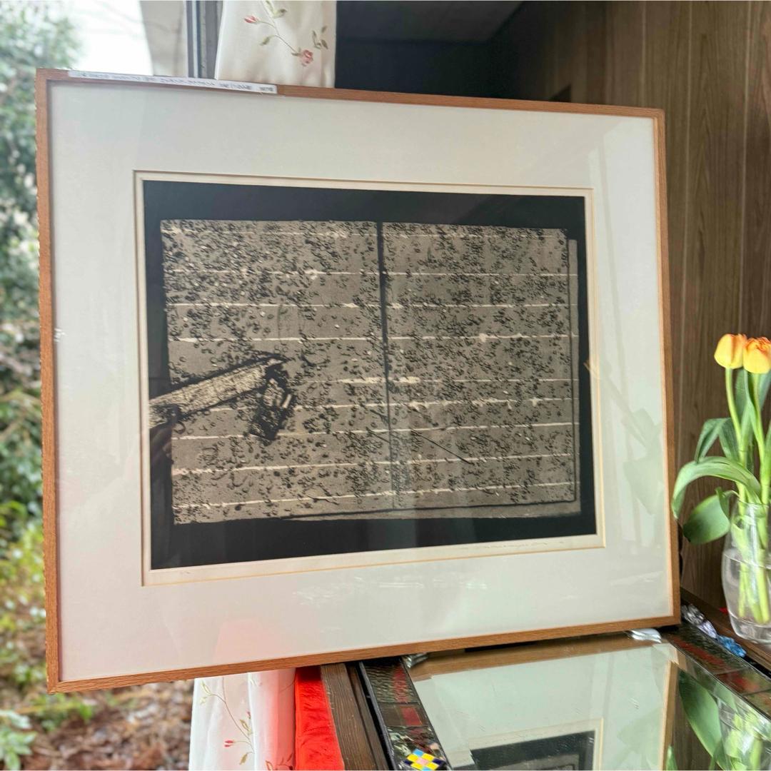 中林忠良『position77-3』銅版画　肉筆サイン