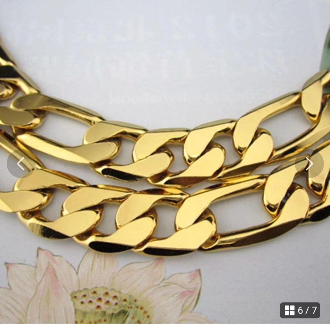 Curb Chain 24k GF ネックレス 60cm