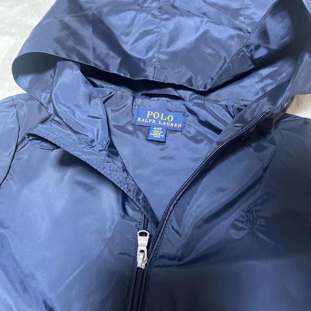 POLO RALPH LAUREN ネイビー フード付き　ウィンドブレーカー