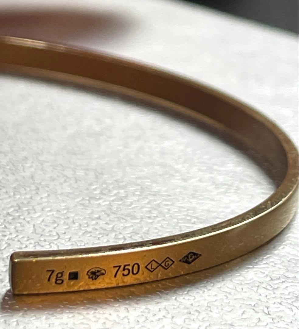 Le gramme リボンバングル 18YG 7g Sサイズ