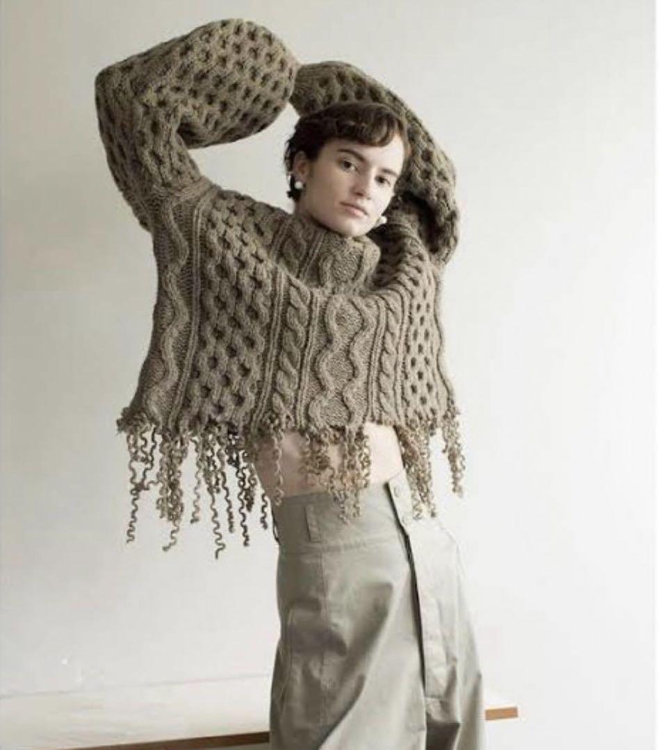 【受注生産品】 LEINWANDE（ラインヴァンド）/ Top Wool Disassembly トップス