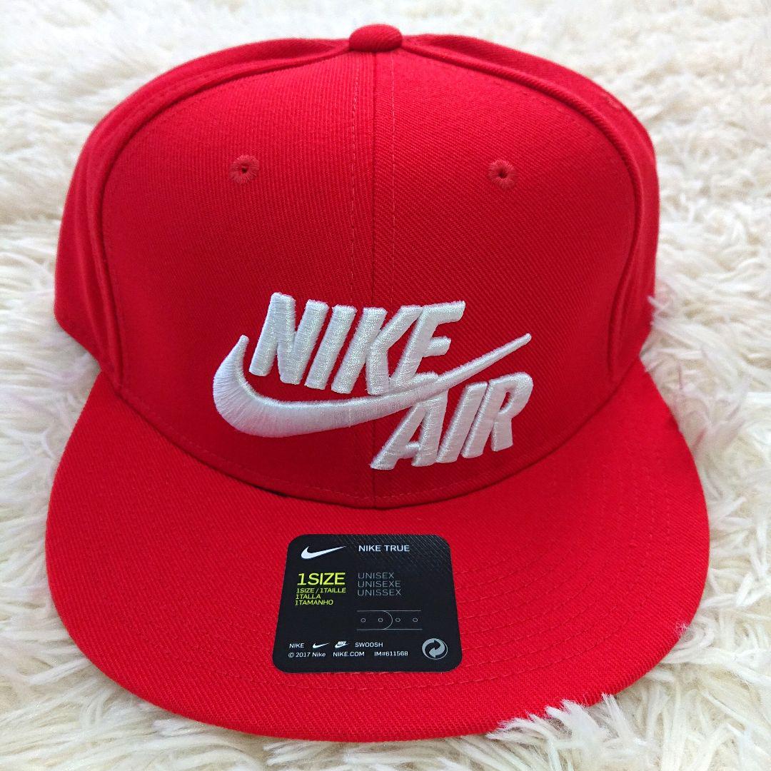 NIKE AIR レッド キャップ ナイキ エアー 帽子 希少 レア 新品未使用