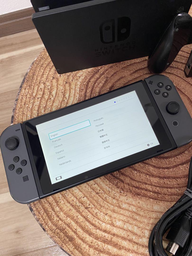 Nintendo Switch ニンテンドースイッチ本体 グレー 箱無しヴ
