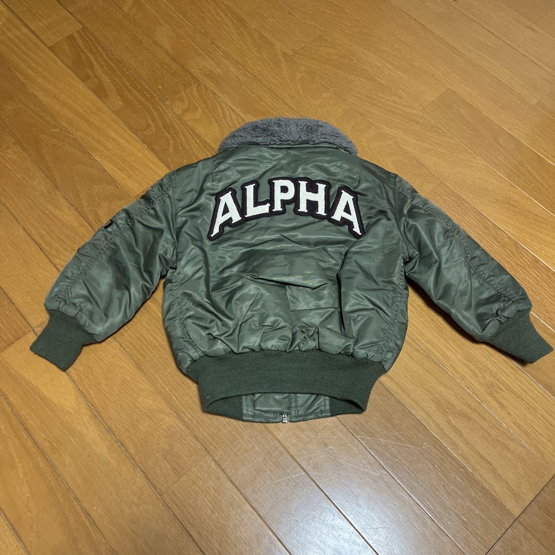 ALPHA MA-1ジャケット 3T オリーブグリーン