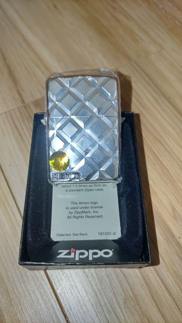【匿名配送】zippo 　アーマー　深堀り両面加工　100個限定品