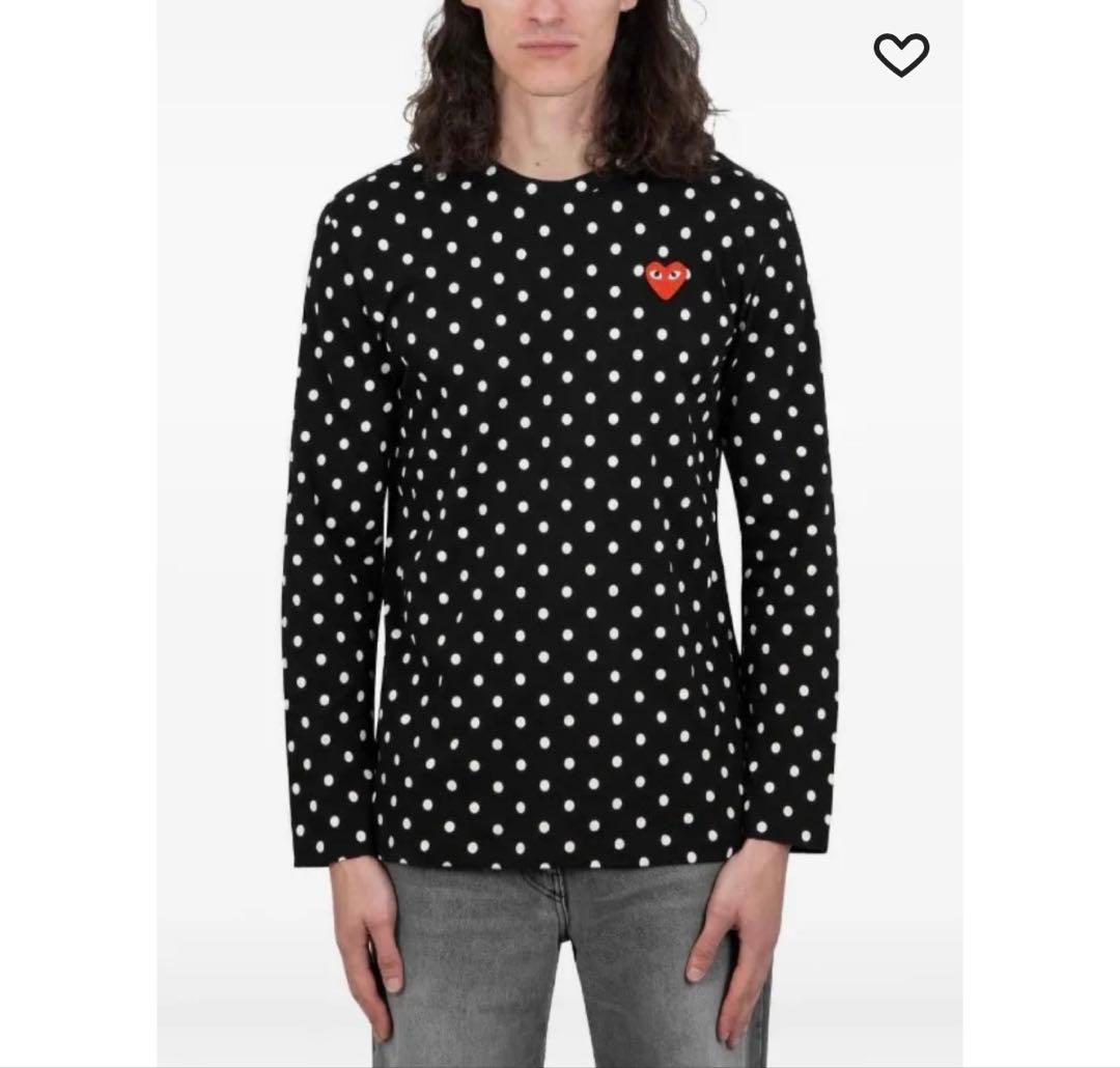 COMME des GARCONS コムデギャルソン 水玉 黒 XLXL LL COMME des GARCONS