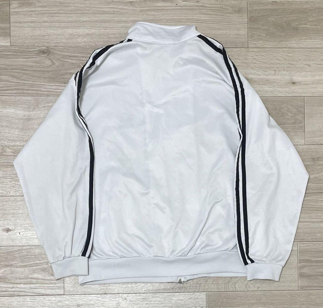 新品S Adidas トラックジャケット ホワイト　HM1749 adidas originals アディダス トラックジャケット 白 - メルカリ