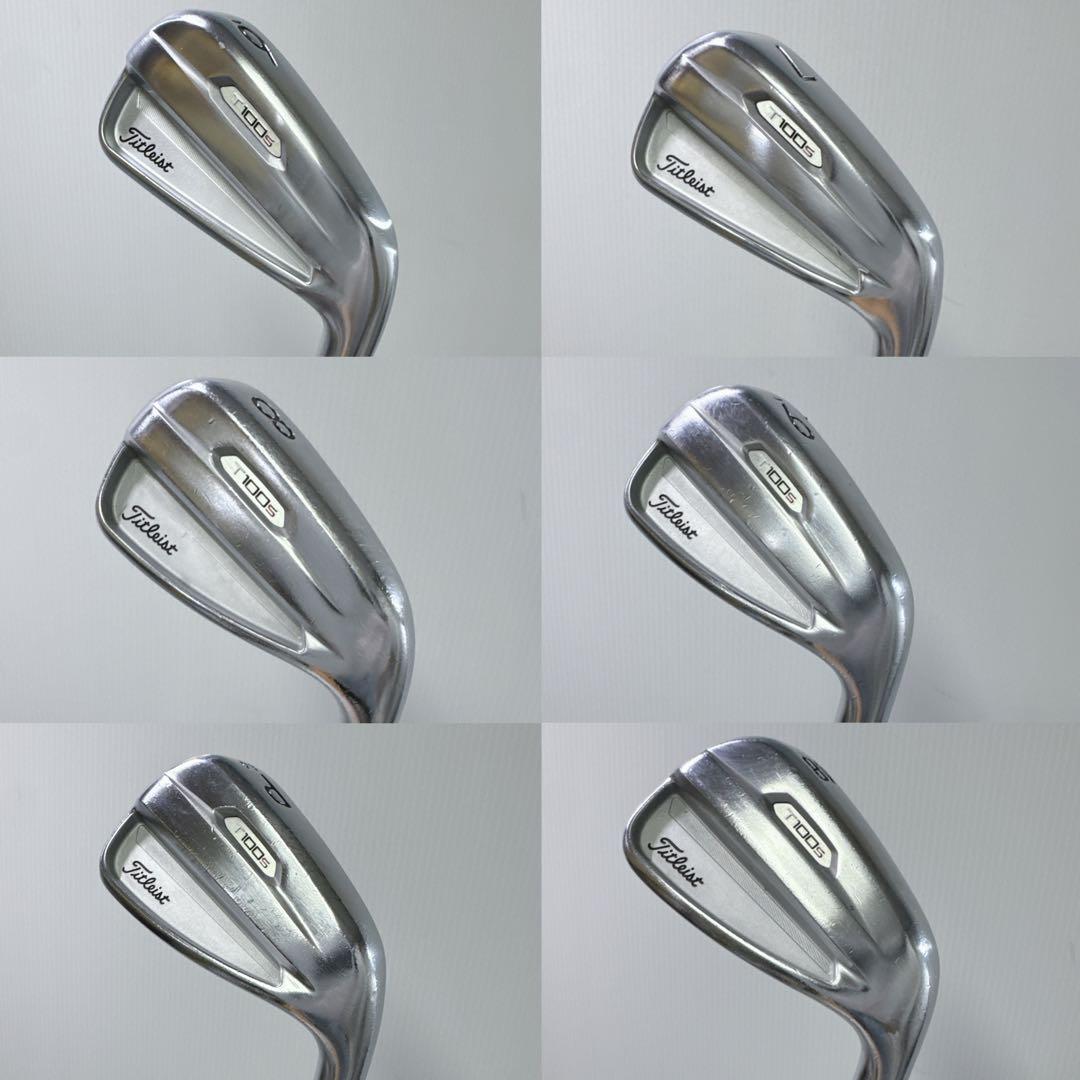 Titleist T100S 2021 アイアン6本セット 6-PW.48 S右