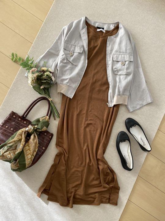クールロングワンピコーデ レディースまとめ売り 服 QCw80-m34785378483 2点セット セール定番