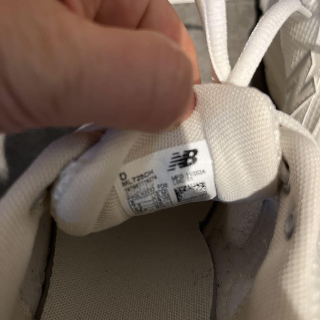 New Balance 725ホワイト24 美品
