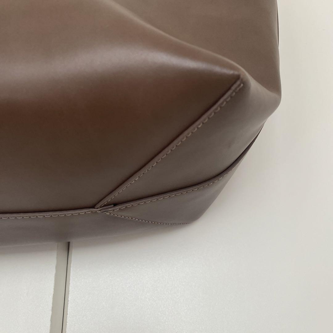 Zanchetti レザー トートバッグ IENA別注 トープ レディース