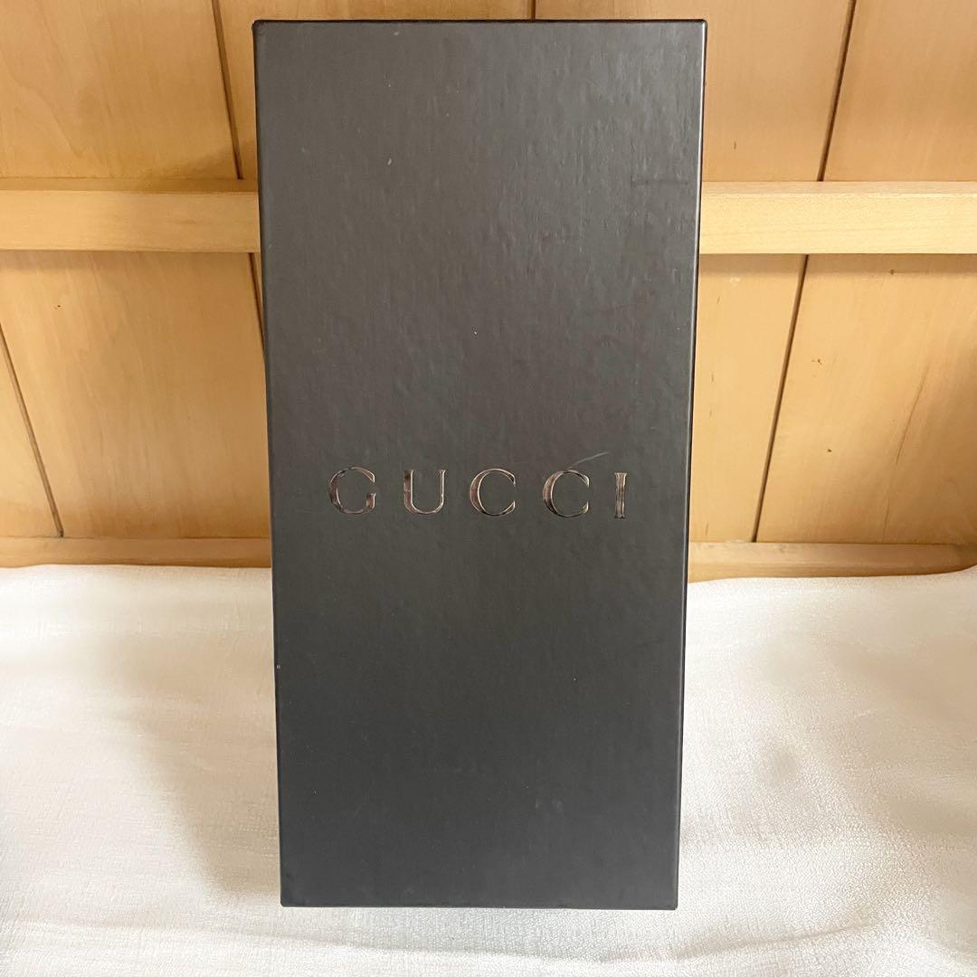 GUCCI レザー　サンダル　メンズ　ブラック　27.5cm 送料無料