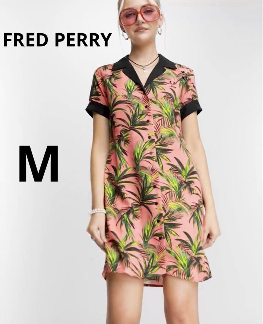 希少 FRED PERRY AMYWINEHOUSE シャツワンピース 花柄 M