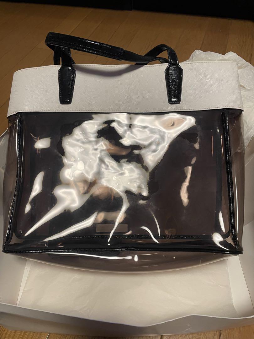 超激安 期間限定お値下げ クリアトートバッグ・ブラック coach バッグ