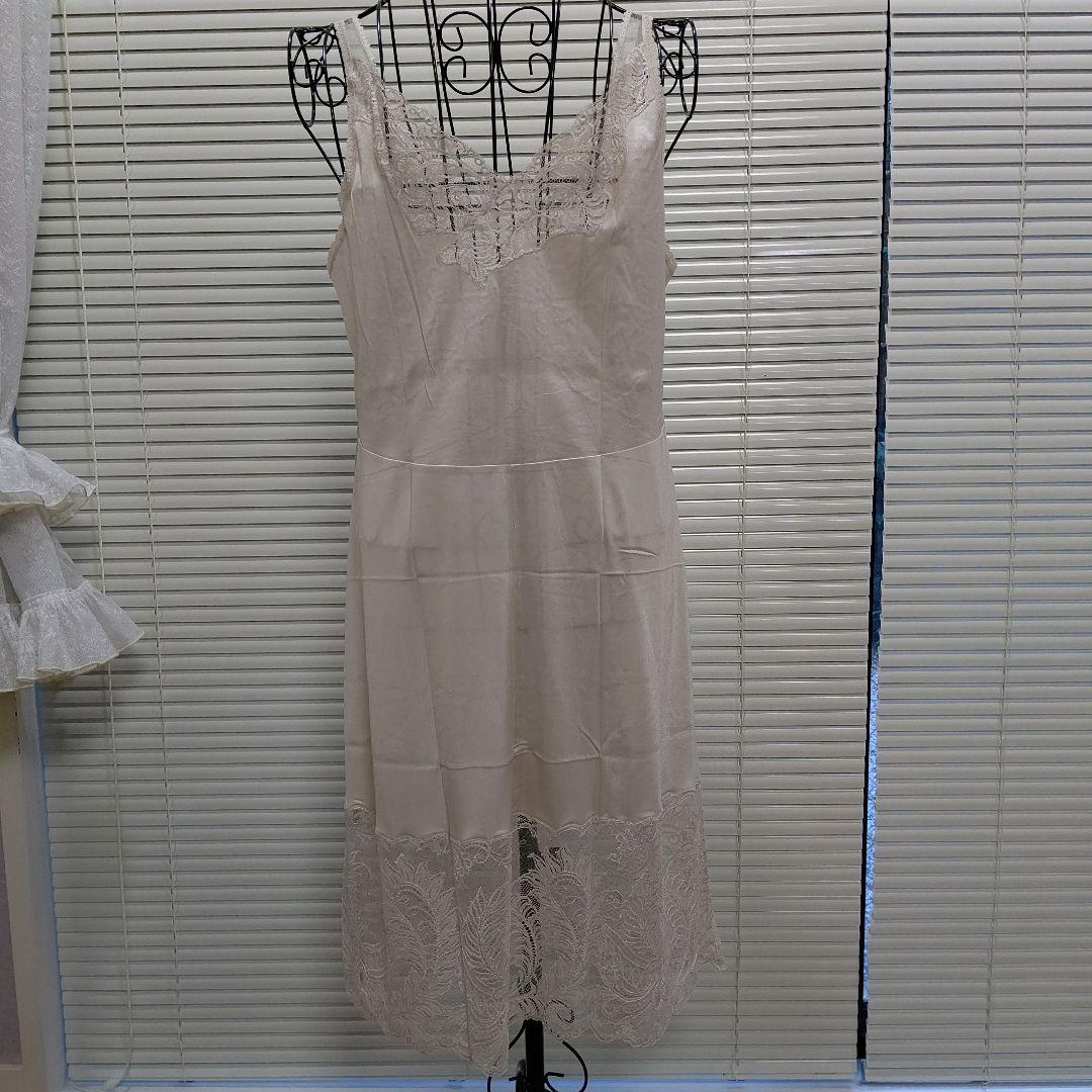 お値下げ★ワコールTrefie★スリップとショーツおそろいセット★ベージュ