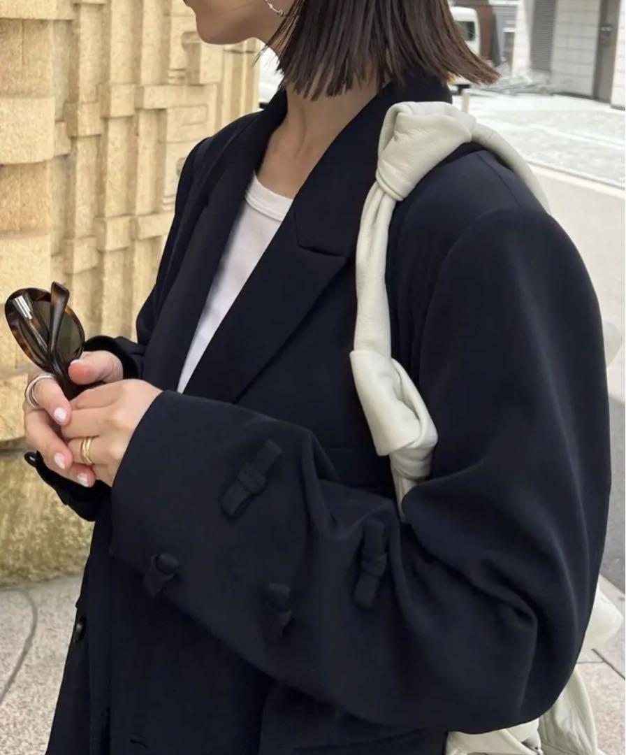 meer.／RIBBON OVERSIZED JACKET /NYV