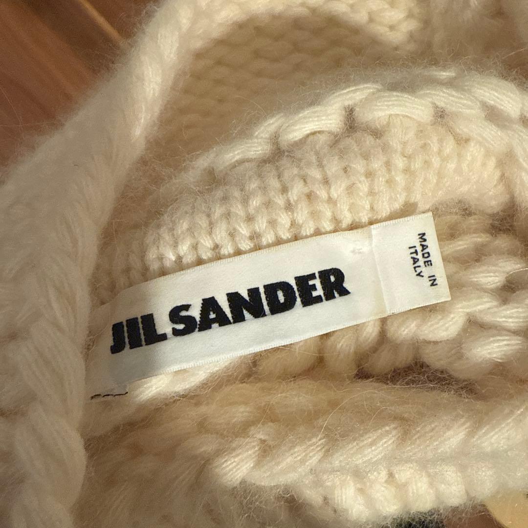 アイボリー タートルネックニット 長袖 JILL SANDERM・JIL SANDER GINKGOPHARMACY_COM