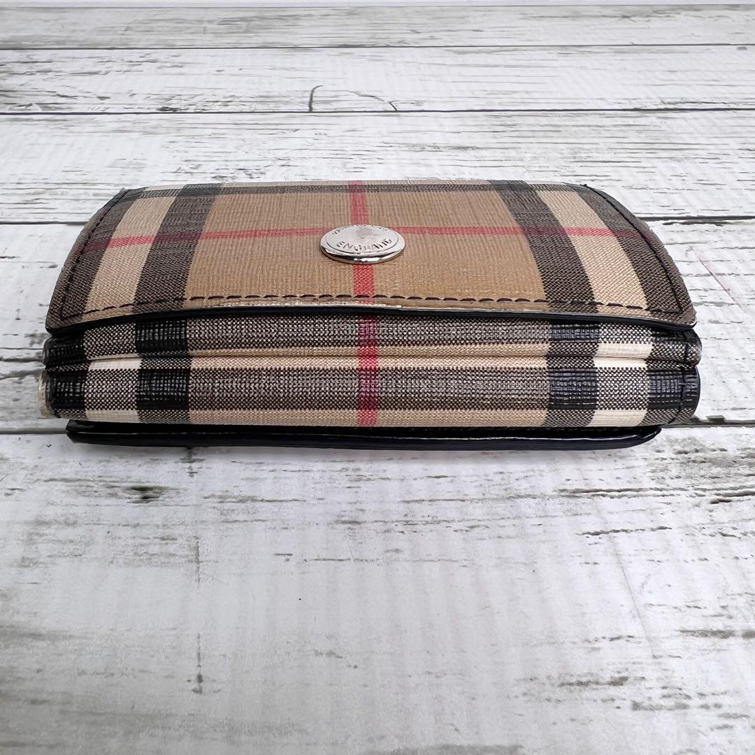 Burberry バーバリー ノバチェック 三つ折り コンパクトウォレット