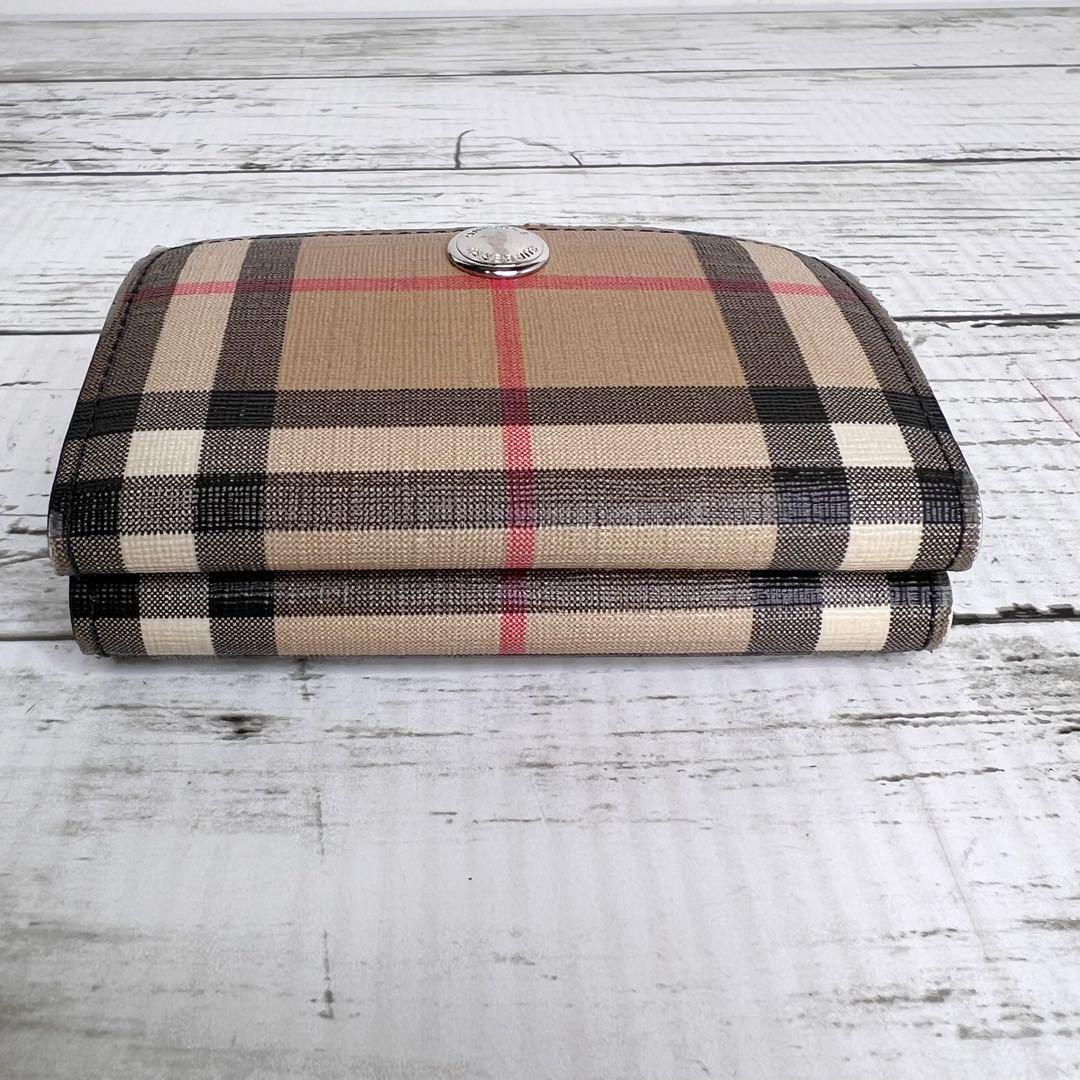 Burberry バーバリー ノバチェック 三つ折り コンパクトウォレット