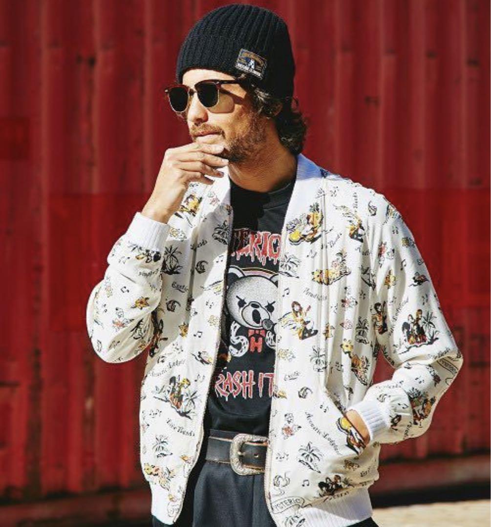 HYSTERIC GLAMOUR ISLAND FEVER総柄 スカジャンヒス