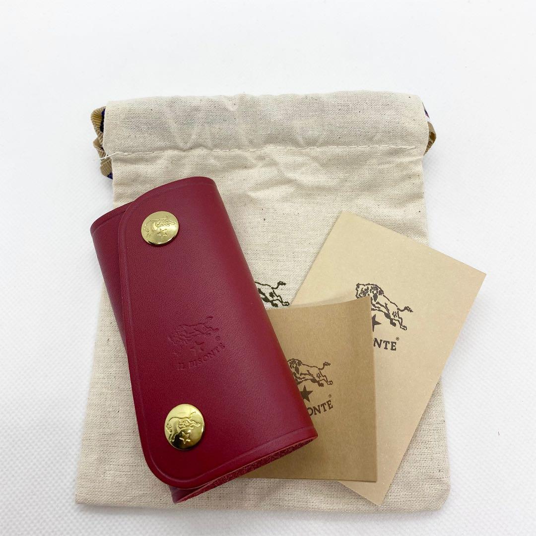 新品未使用》イルビゾンテ キーケース グリーンu0026レッド 2点セット