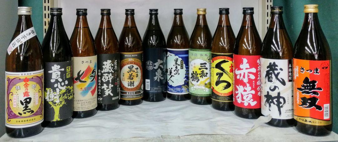 鹿児島産 芋焼酎 25度 900ml×12本Bセット